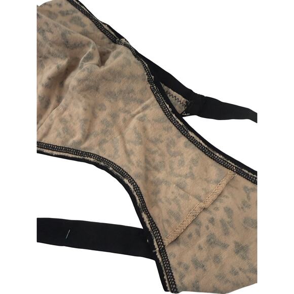 Victoria Secret Cotton String Bikini Leopard Print Womens Medium - Picture 3 of 5